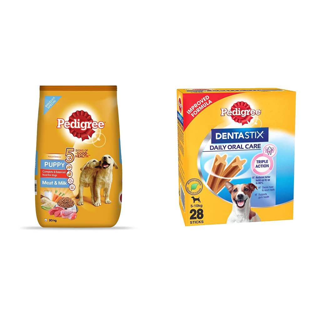 Pedigree puppy meat and hotsell milk 10kg