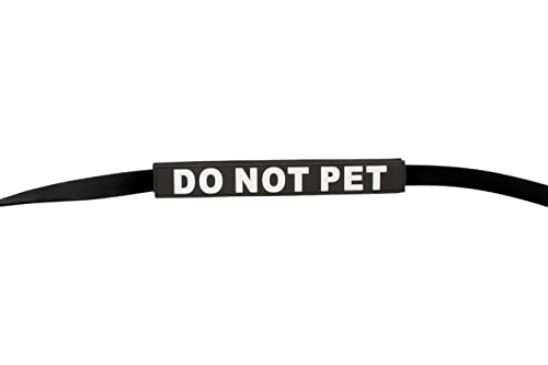 Tacticollar - Dog Leash Sleeves, Double Sided, Highly Visible, Provide  Advanced Warning to Prevent Accidents (DO NOT PET Black)