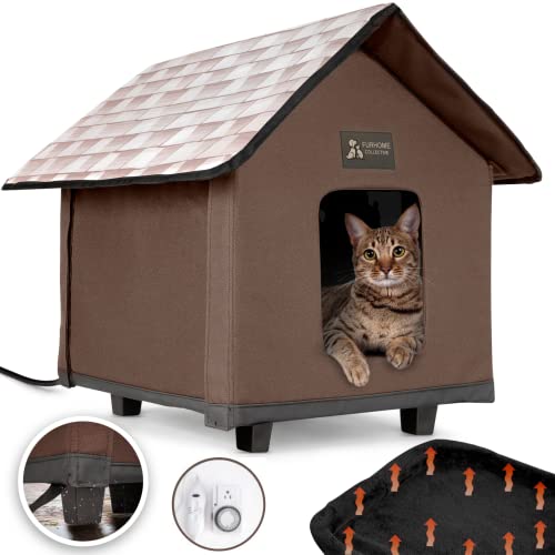 Indoor heated cheap cat house