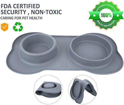 Pecute Dog Bowls Slow Feeder Bloat Stop Pet Bowl Eco-Friendly Non