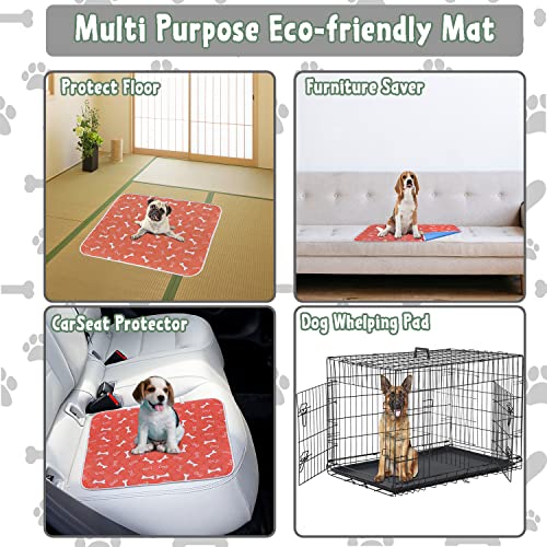 The Proper Pet Washable & Reusable Pee Pads for Dogs - Puppy Training  (2-Pack) Sm/Med/