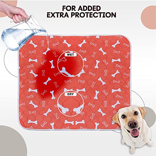 The Proper Pet Washable & Reusable Pee Pads for Dogs - Puppy Training  (2-Pack) Sm/Med/