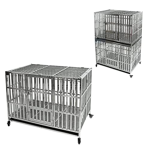 Collapsible Dog Crate | Impact Dog Crates 48 / Black