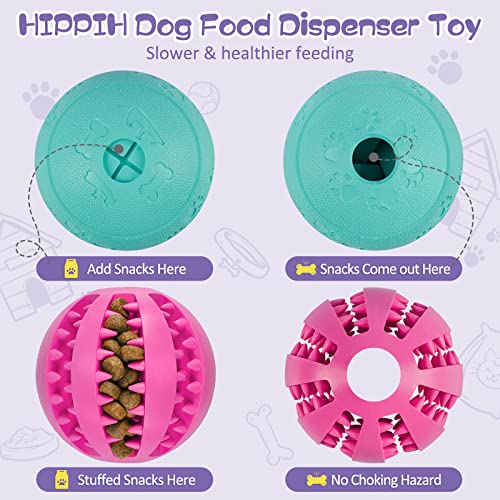 HIPPIH Dog Puzzle Toys 2 Pack, Interactive Dog Toys for Large Dogs