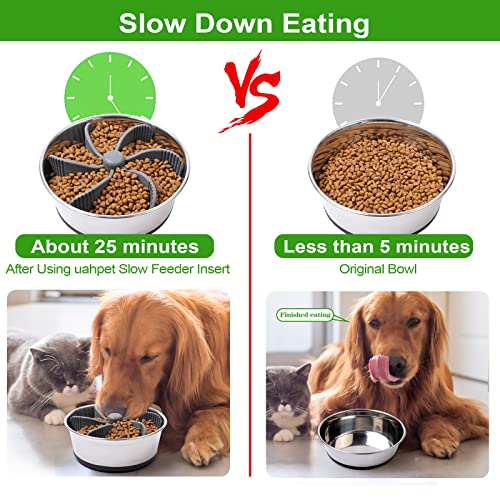 Slow Feeder Dog Bowls Insert, Cuttable Dog Slow Feeder with