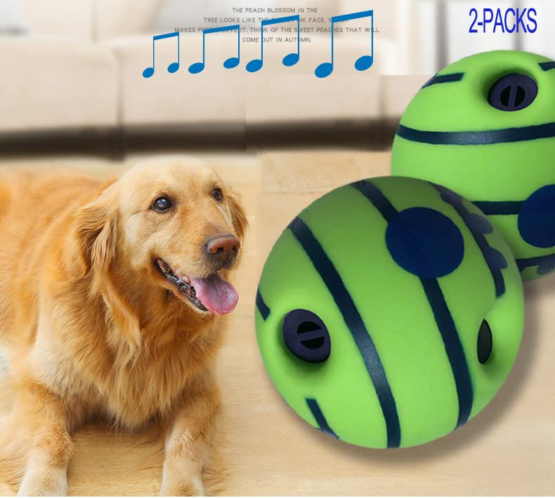 Wobble Wag Giggle Ball,interactive Dog Toy,fun Giggle Sounds Dog Play Ball  Training Sport Pet Toys