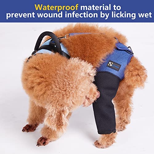 Dog Recovery Suit, Cone Collar Alternative, Abrasion Resistant Dog Recovery  Sleeve, Washable 2.5mm Thick and Waterproof, Pet Wounds Prevent Licking