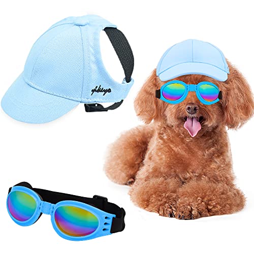 Frcolor Hat Dog Pet Sun Puppy Cap Summer Dogs Hats Outdoor Protection Ear  Small Bucket Holes Breathable Caps Sunbonnet Visor 