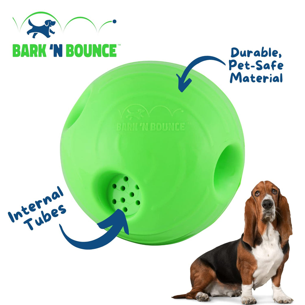 Bark N Bounce: The Interactive Dog Toy Ball That Bounces and Laughs,  Engaging Your Dog's Natural Instincts | Small/Medium 3.75in | Dogs 30lbs  and