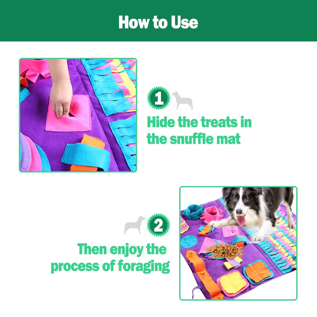 IFOYO Pet Snuffle Mat, Dog Feeding Mat Small Dog Training Pad Pet