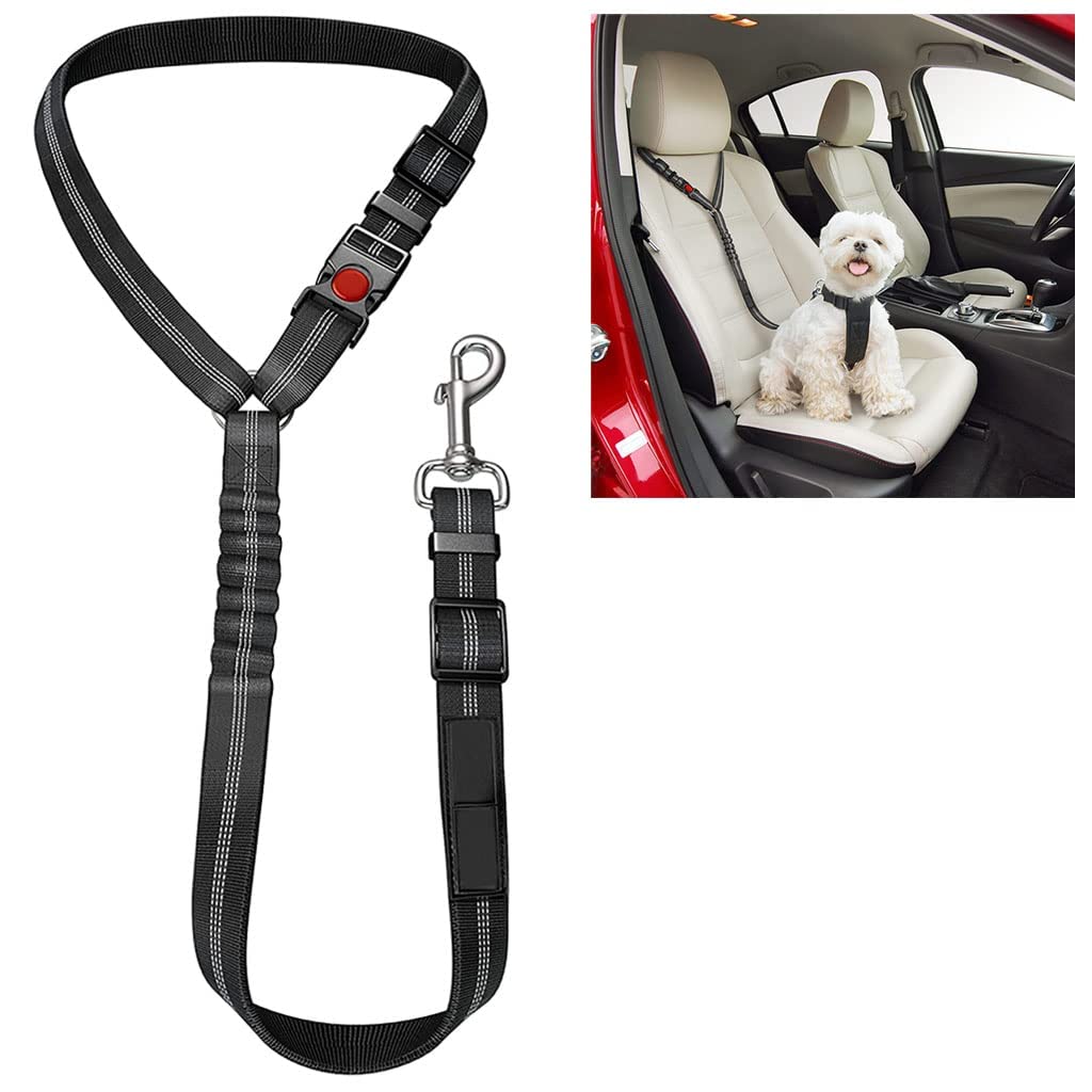 Pet seat deals belt leash