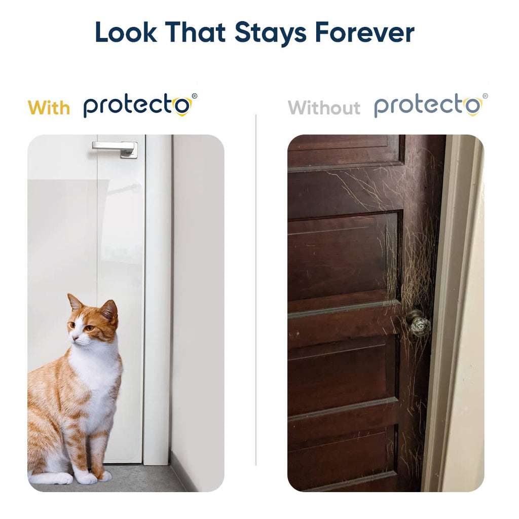 Door Protector from Dog Scratching, Clear Heavy Duty Flexible Door Claw  Shield, Anti-Scratch Guard for Furniture, Window, Wall – cat Scratch  Furniture