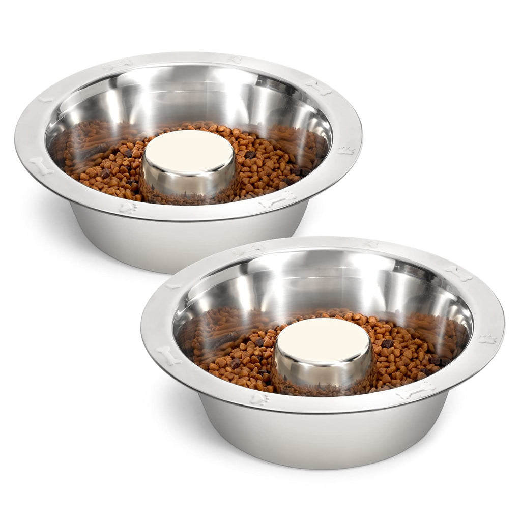 Stainless Steel Dog Bowls (2 Pack)