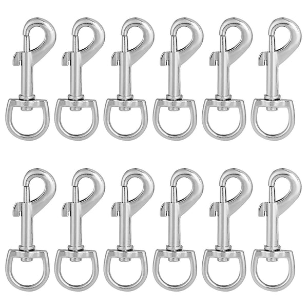 3 Inch Swivel Snap Hooks, 12Pcs Heavy Duty Pet Leash Hooks Swivel Eye –  PETOLY