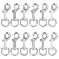 3 Inch Swivel Snap Hooks, 12Pcs Heavy Duty Pet Leash Hooks Swivel Eye Snap  Clips for Dog Leash DIY Crafts Project