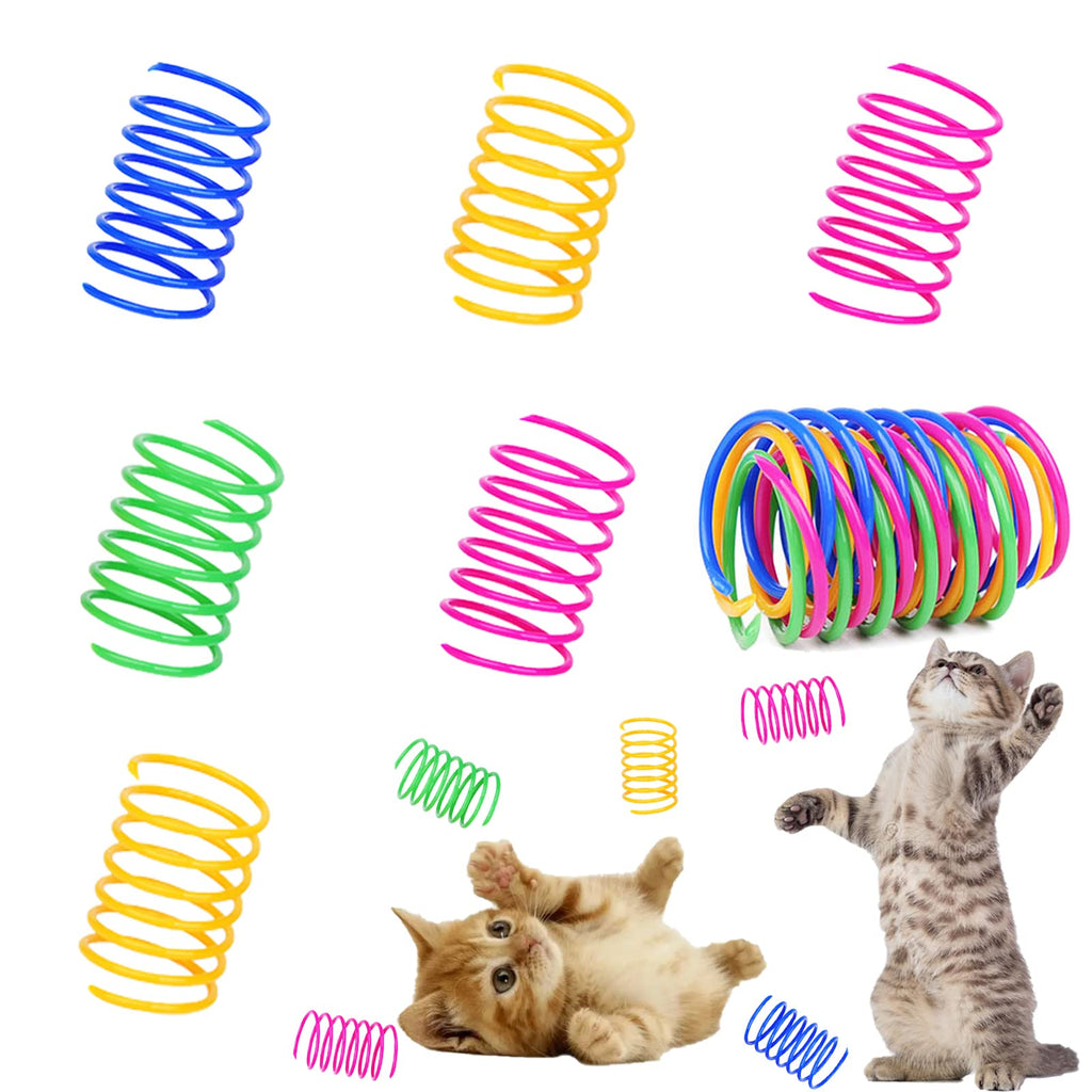 Plastic spiral shop cat toy