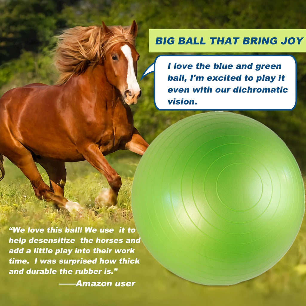 ANC POP Herding Ball for Dogs Horse Ball & Ball Cover 25 Ball for Horses  Large with Hand Pump for Play Herding Ball Herding Ball Horse Toys for