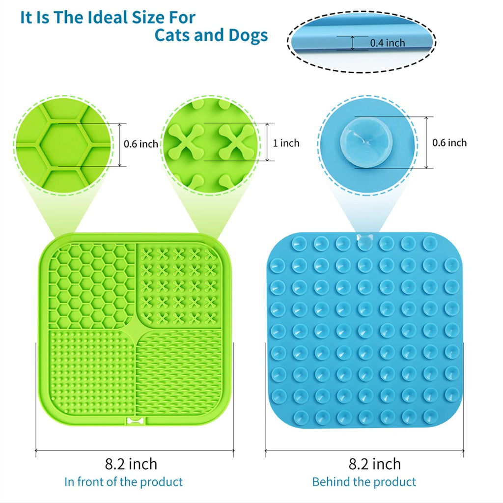 Ulmpp Dog Lick Mat With Suction Cups Dog Slow Feeders Dog