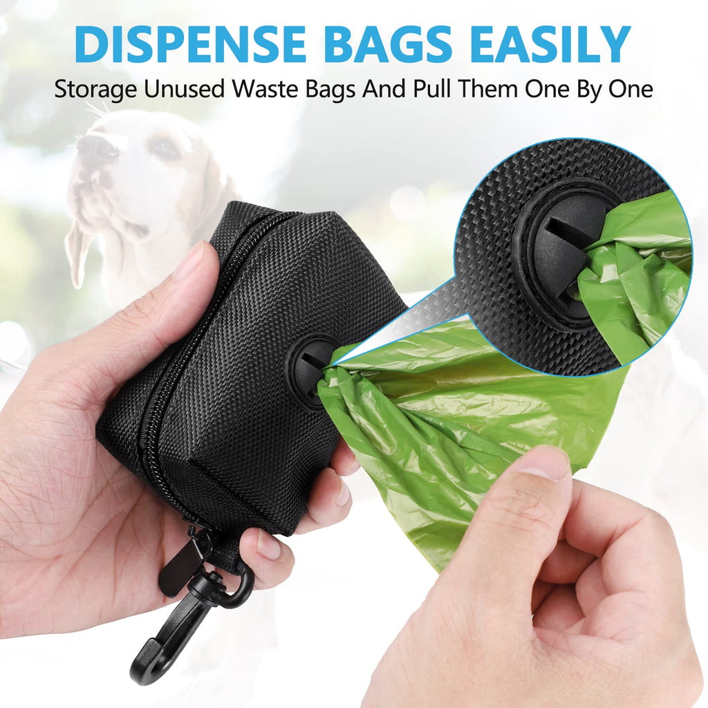 Dog Poop Bag Holder Waste Bag Knot Metal Carrier Leash Attachment Easy Clip  NEW