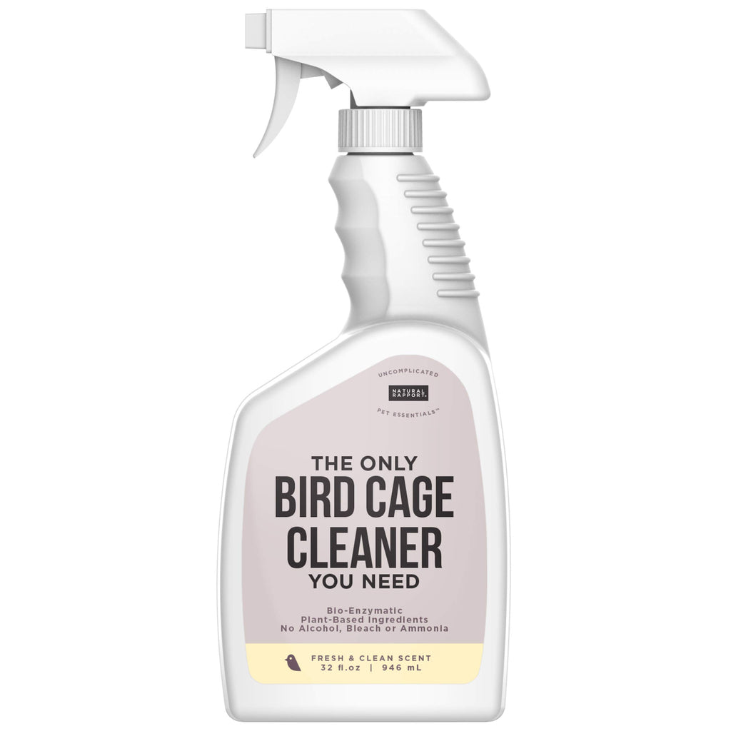 Natural Rapport Bird Cage Cleaner and Bird Poop Remover - Great for Cl –  PETOLY