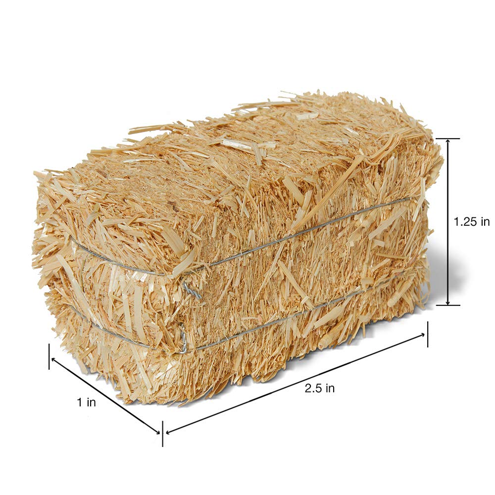 FloraCraft Straw Weavers Micro Bales, 2.5 x 1.25 x 1 - 2 pack