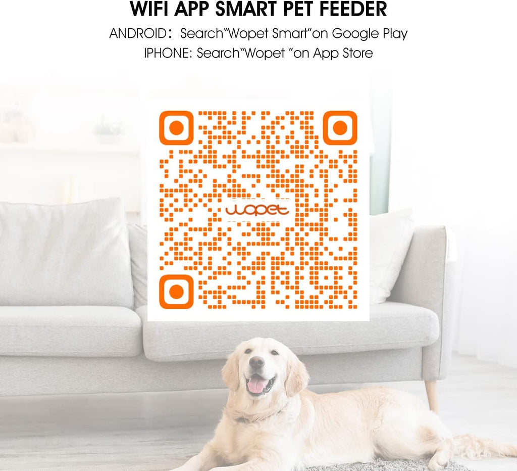 WOpet Smart Pet Camera:Dog Treat Dispenser, Full HD WiFi Pet Camera