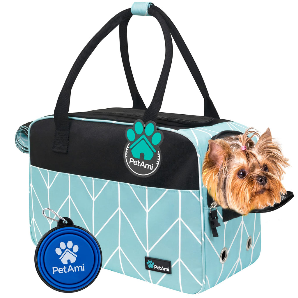 Organic Cotton Dog Bag Carrier | Designer Carrier Purse From Italy