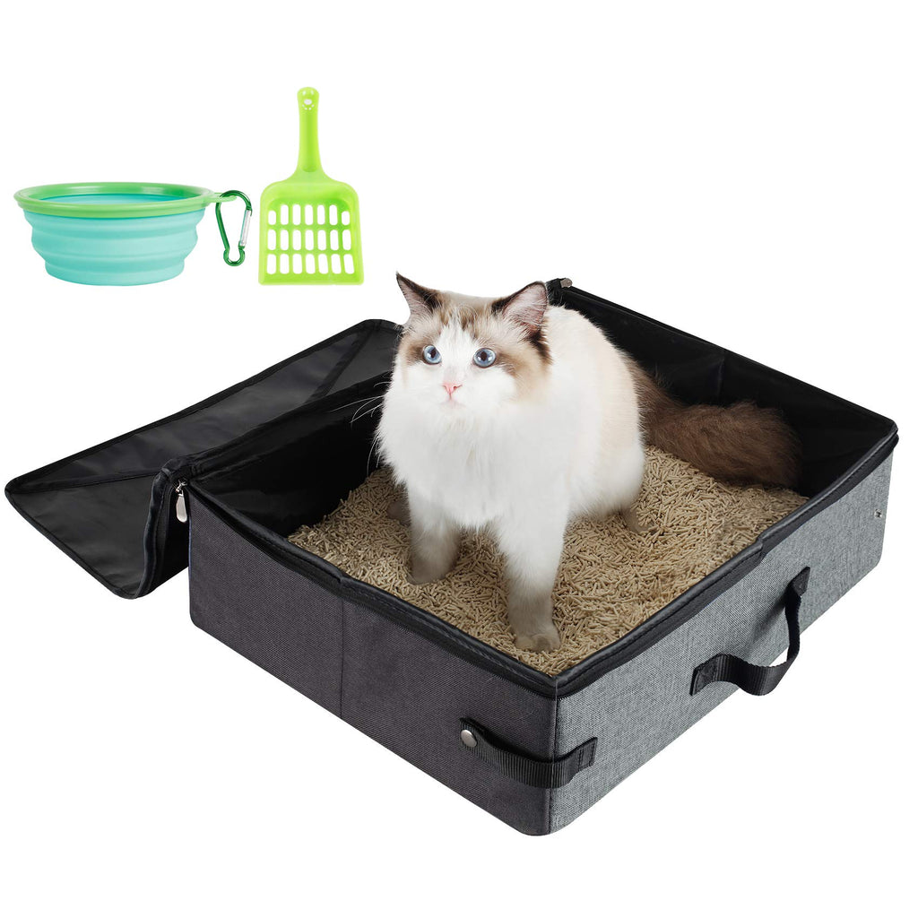 Cat travel cage hotsell with litter box