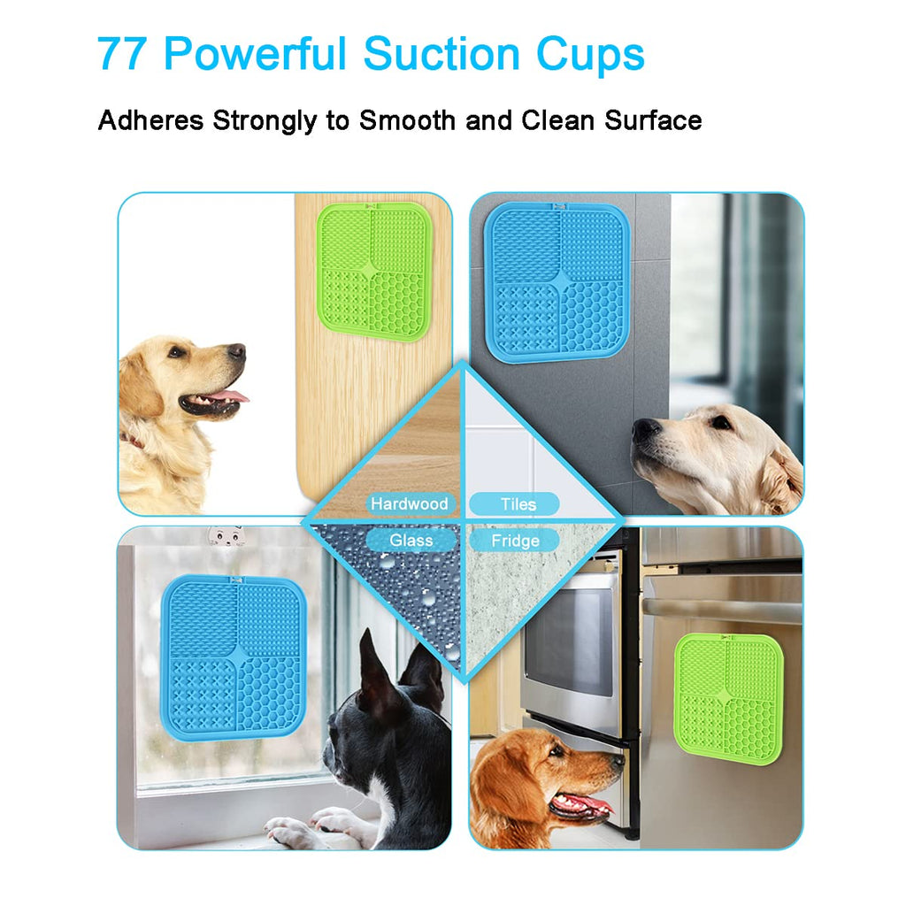 Licking Mat for Dogs and Cats, Premium Lick Mats with Suction Cups for Dog  Anxiety Relief, Cat Lick Pad for Boredom Reducer, Dog Treat Mat Perfect for