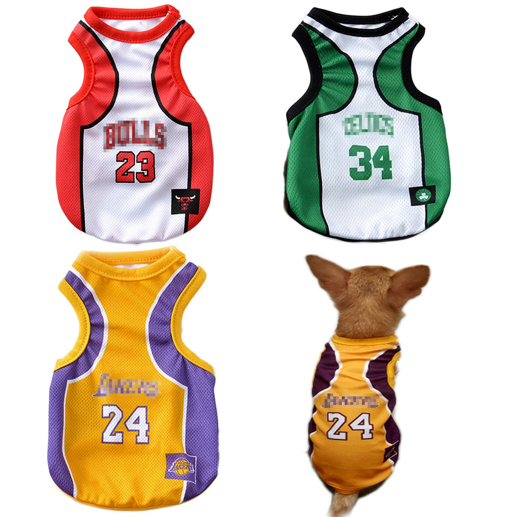 Clothes Dogs Summer Jersey, Basketball Jerseys Dogs