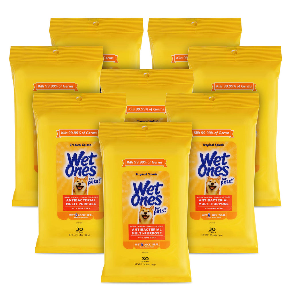 Wet Ones for Pets Antibacterial Multi-Purpose Dog Wipes with Aloe