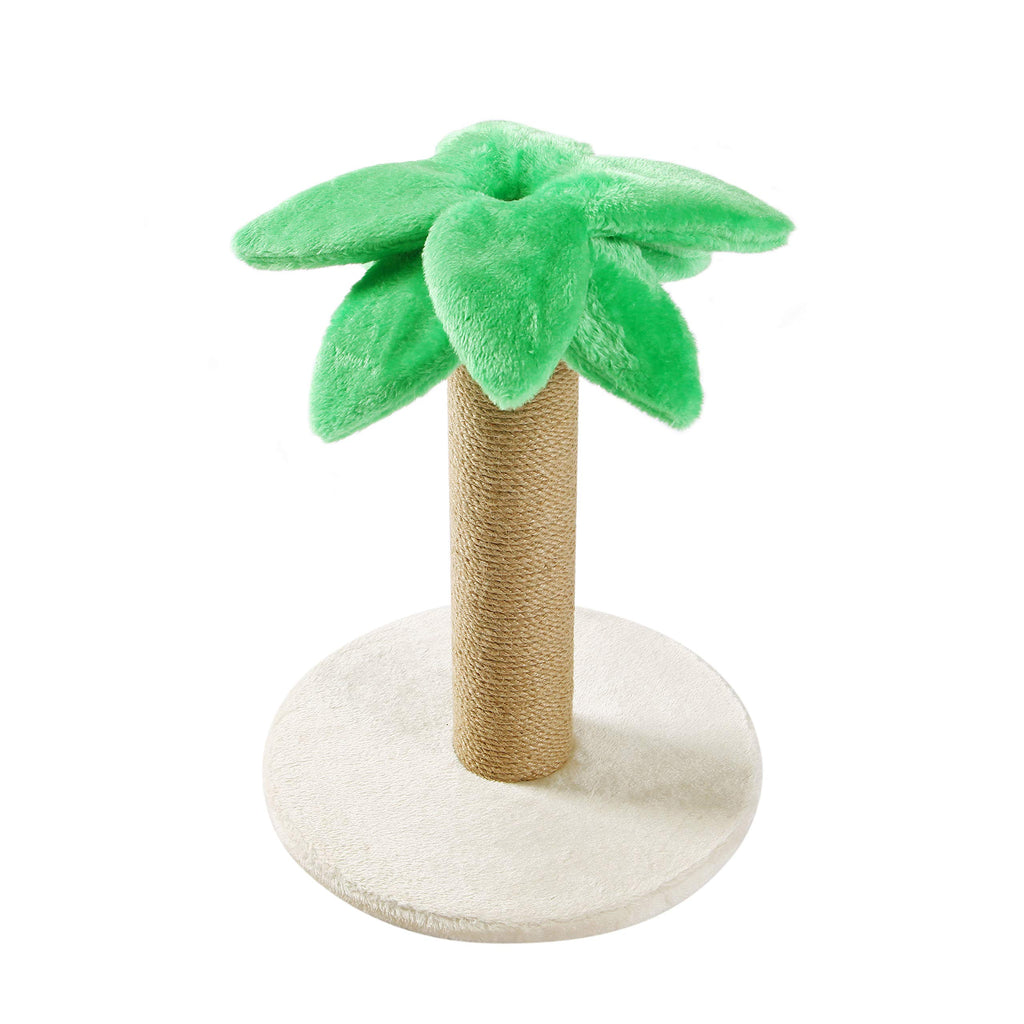 LUCKITTY Small Cat Scratching Posts Kitty Coconut Palm Tree-Cat