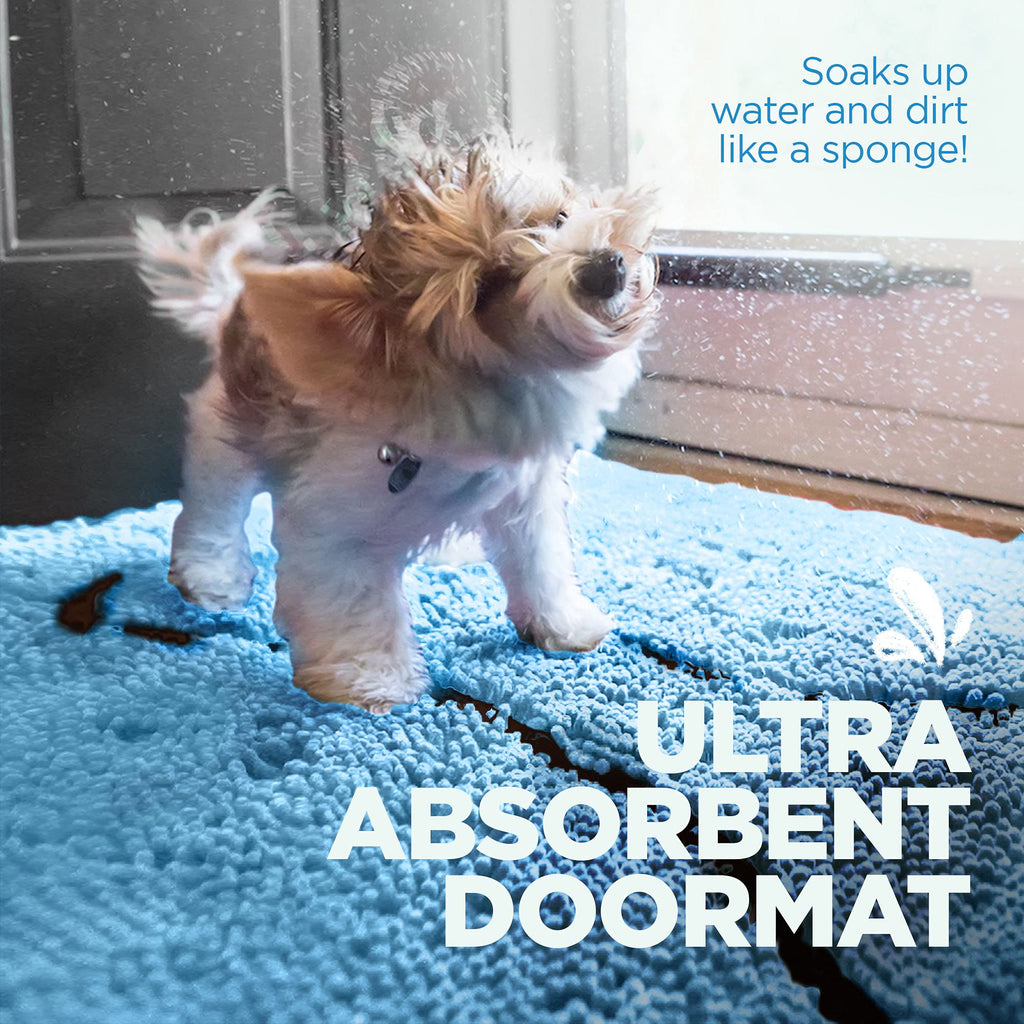 Soggy Doggy Doormat Blue Large