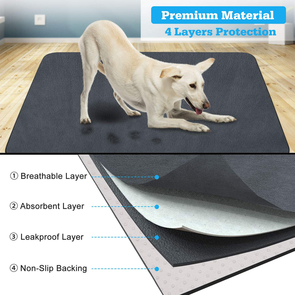 Dog Pee Pad Washable-Extra Large 72x72/65x48 Instant Absorb