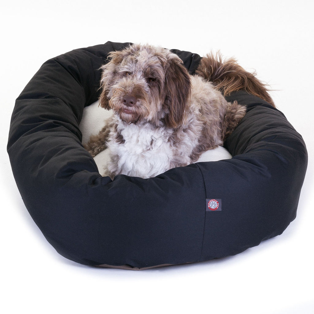 Sherpa bagel shop dog bed