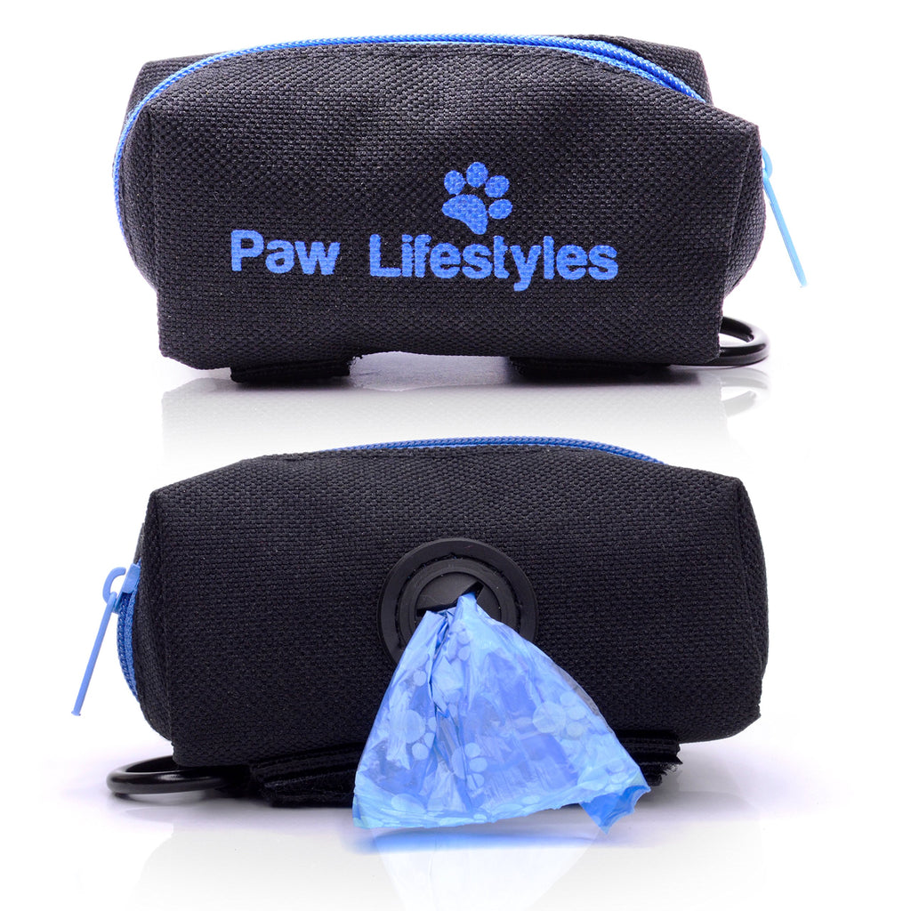 Poop bag on sale dispenser for leash