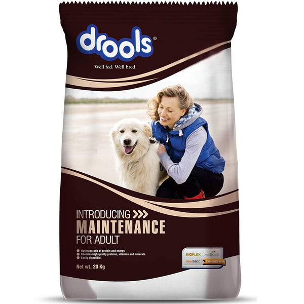 Drools Maintenance Adult Dry Dog Food 20 kg PETOLY